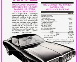 1971 dodge charger ad