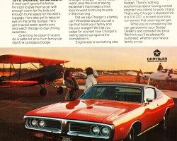 1972 dodge charger ad