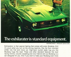 1972 ford mustang ad