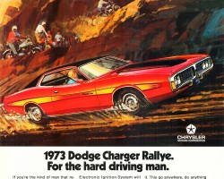 1973 dodge charger ad