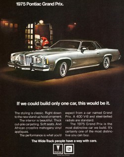 1975 pontiac grand prix ad