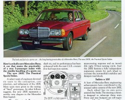 1977 mercedes 240d ad