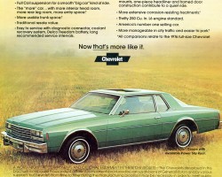 1978 chevrolet caprice ad