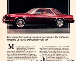 1980 dodge mirada ad