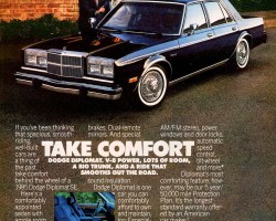 1985 dodge diplomat ad