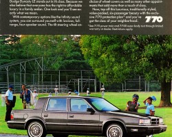 1989 dodge dynasty ad