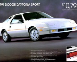 1991 dodge daytona ad