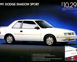 1991 dodge shadow ad