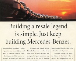 1991 mercedes ad