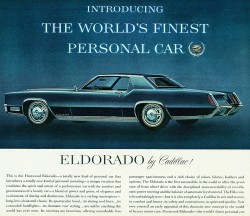 1967 Cadillac Eldorado ad