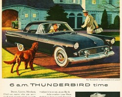 1955 ford thunderbird ad