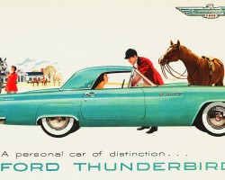 1955 ford thunderbird ad
