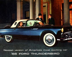 1956 ford thunderbird ad