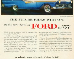 1957 ford ad
