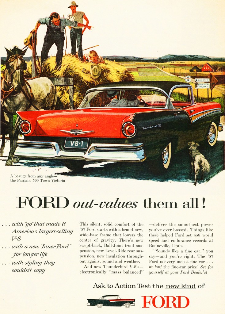1957 Ford fairlane ad #3