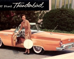 1957 ford thunderbird ad