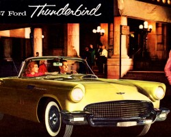 1957 ford thunderbird ad