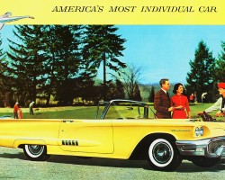 1958 ford thunderbird ad