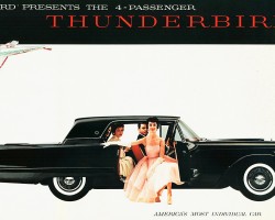 1958 ford thunderbird ad