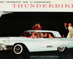1958 ford thunderbird ad