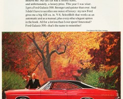 1967 ford galaxie ad