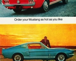 1967 ford mustang ad