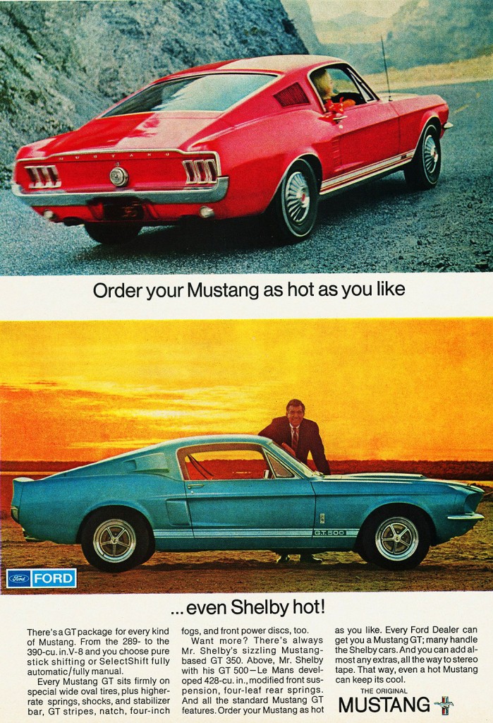 1967 Ford Mustang Shelby GT500 ad | CLASSIC CARS TODAY ONLINE