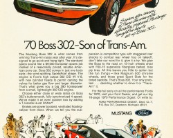 1970 ford mustang ad