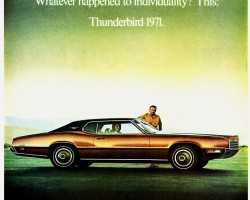 1971 ford thunderbird ad