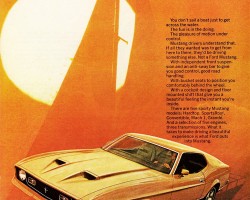 1972 ford mustang ad