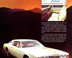 1973 ford thunderbird ad