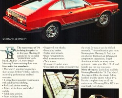 1975 ford mustang ad