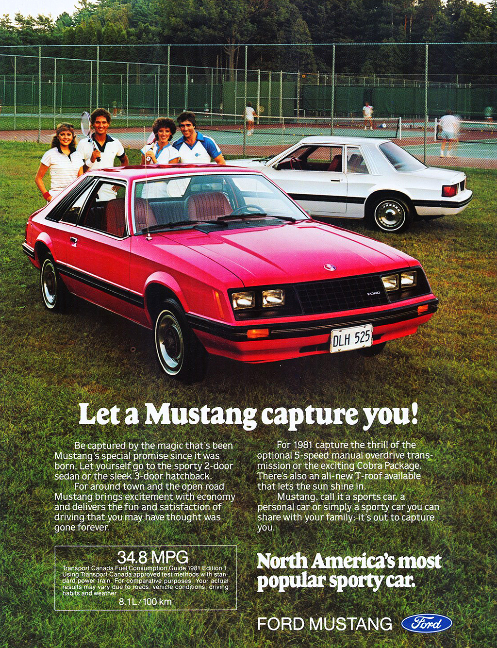 Vintage ford mustang commercials