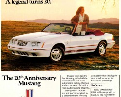 1984 ford mustang ad