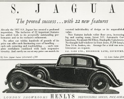 1937 jaguar ad