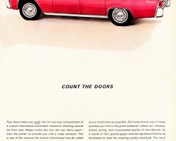 1962 lincoln continental ad