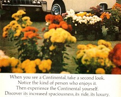1964 lincoln continental ad