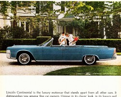 1965 lincoln ad