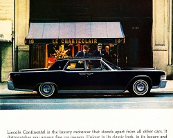 1965 lincoln continental ad