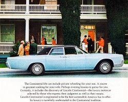 1967 lincoln continental ad