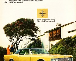 1968 lincoln ad