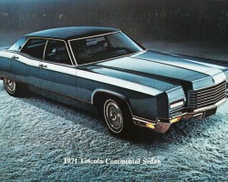 1971 lincoln continental ad