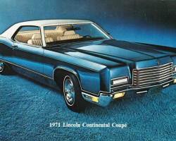 1971 lincoln continental ad