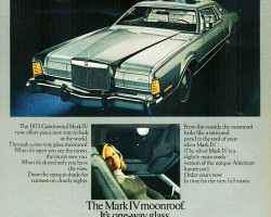 1973 lincoln mark iv ad