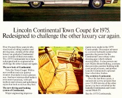 1975 lincoln continental ad