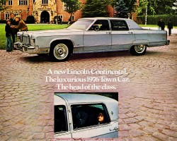 1976 lincoln continental ad