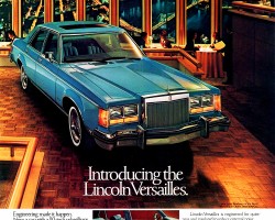 1977 lincoln versailles ad