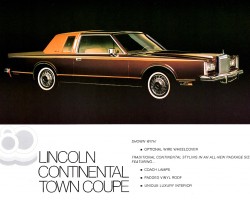 1980 lincoln town car ad