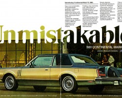 1981 lincoln town car ad