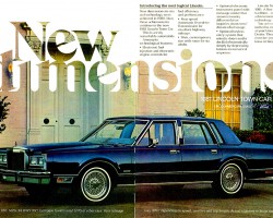 1981 lincoln town car ad